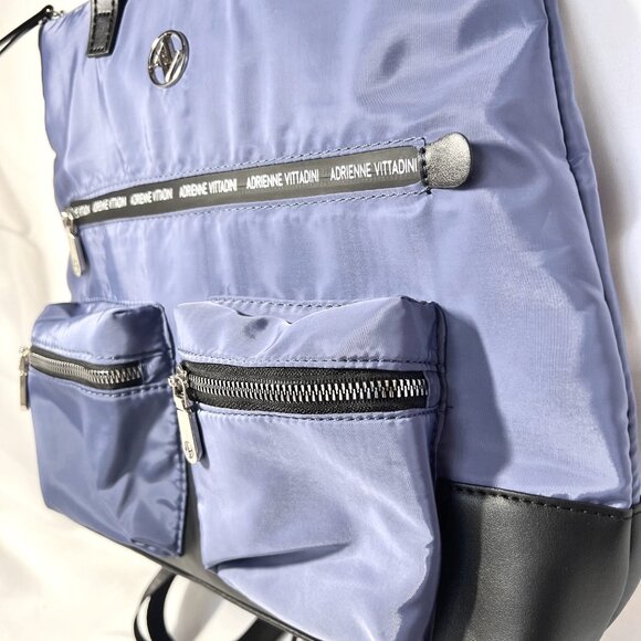 Adrienne Vittadini  Women\'s Back Pack/Purse/Bag-Stella Blue/Black-NWOT-Nylon-Cas main image 14